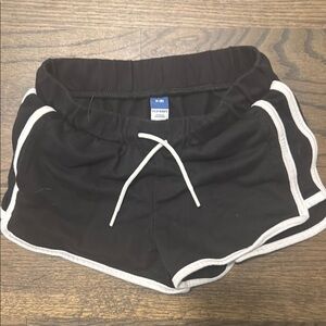Old Navy Kids Black and White Trim Shorts